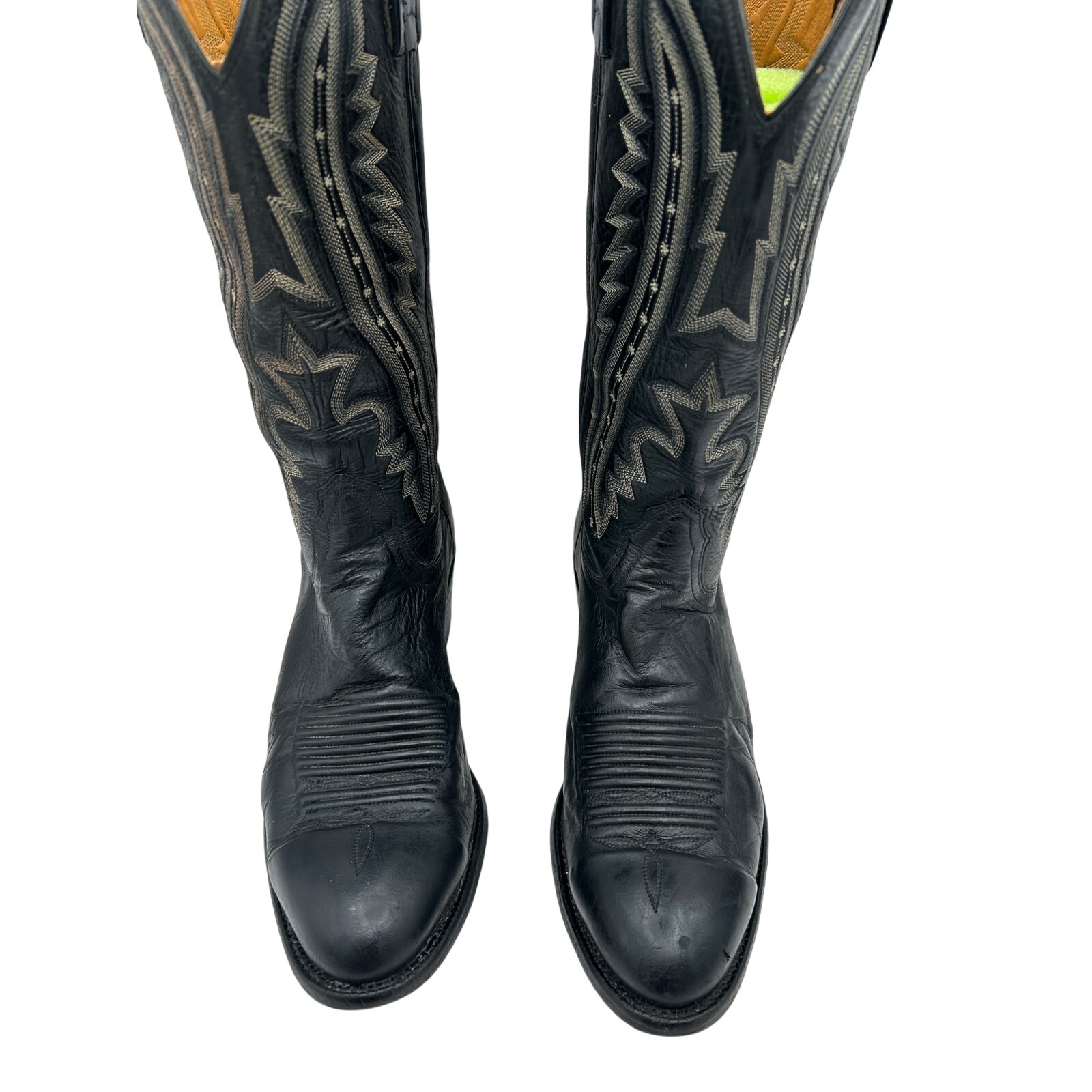 Lucchese 2000 Western Boots Leather Round Toe Sz9.5 — image 5 of 8